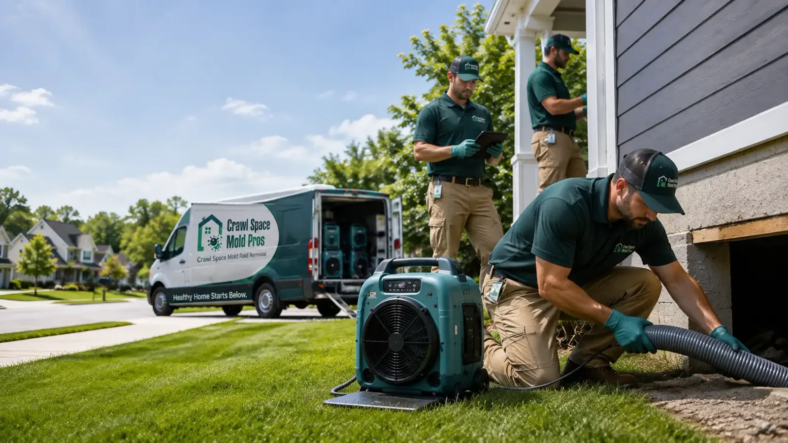 Crawl Space Mold Removal in Chateaugay, NY